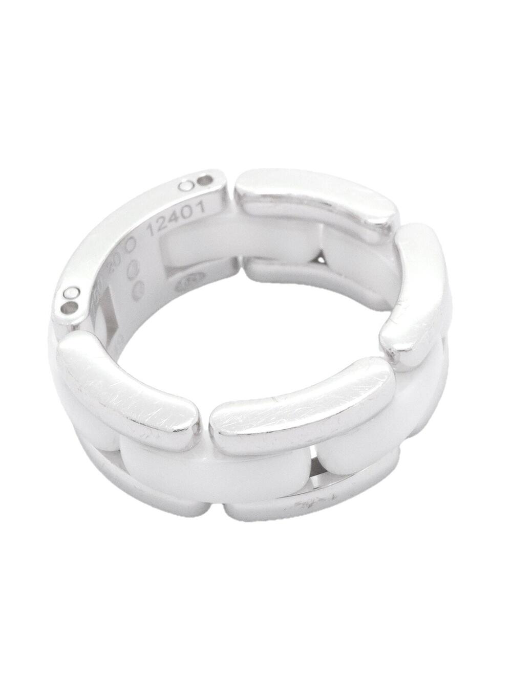 Chanel Band Ring 18K White Gold And #377929C14B